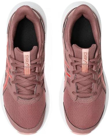 ASICS JOLT 4 GS RUNNING SHOES RED RUBBLE DARK PINK (REF. 1014A300-602) NAN