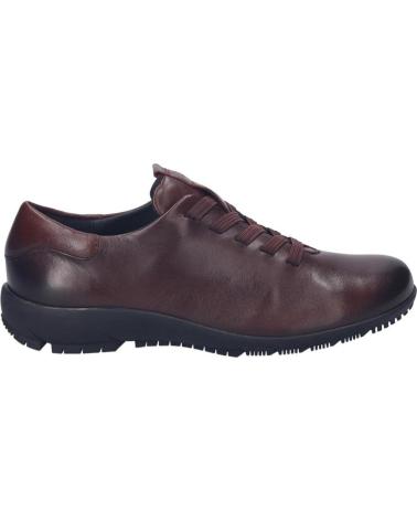 JOSEP SEIBEL CHARLOTTE-01 GARNET LEATHER CASUAL SNEAKERS FOR WOMEN GRANATE