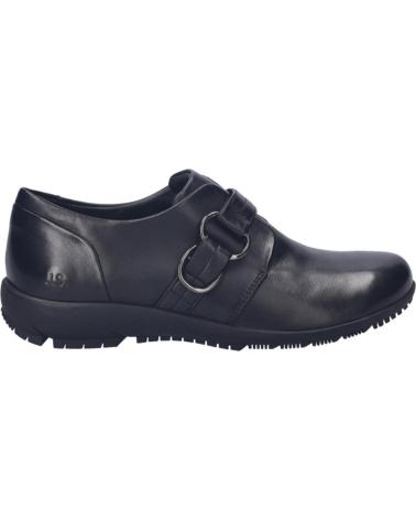 JOSEP SEIBEL CHARLOTTE-18 BLACK LEATHER LOAFERS NEGRO