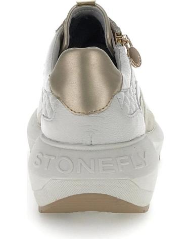 Sneaker für Damen STONEFLY TWINS 2 GOAT LTH-VELOUR 221620 BEIGE BLANCO