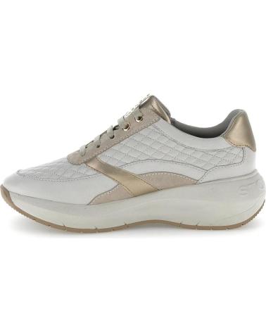 Sneaker für Damen STONEFLY TWINS 2 GOAT LTH-VELOUR 221620 BEIGE BLANCO