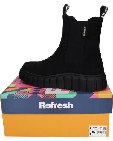 REFRESH 170249 BLACK ANKLE BOOTS NEGRO