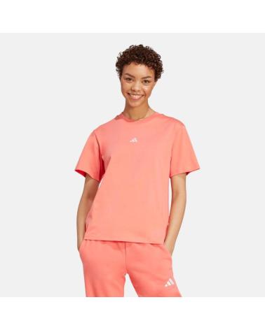 T-SHIRT SPORTIVA ADIDAS MANICA CORTA DONNA - TONALITÀ CORALLO NAN