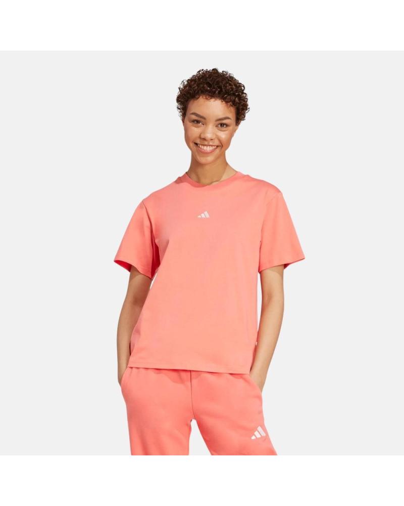 T-SHIRT SPORTIVA ADIDAS MANICA CORTA DONNA - TONALITÀ CORALLO NAN