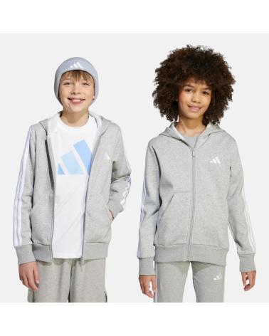 FELPA CON CAPPUCCIO E ZIP ADIDAS PER BAMBINI/E NAN