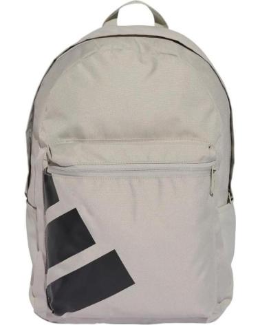 ADIDAS ZAINO ESSENTIALS CON GRANDE LOGO BEIGE GRIGIO NAN