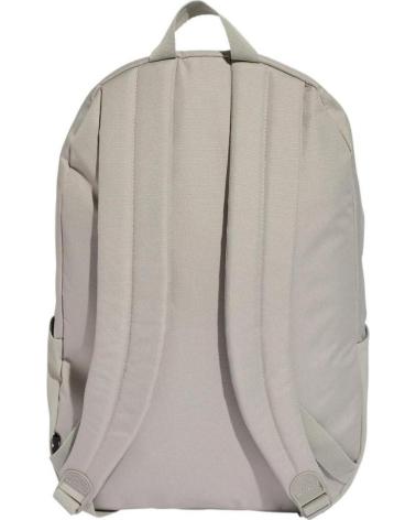 ADIDAS ZAINO ESSENTIALS CON GRANDE LOGO BEIGE GRIGIO NAN