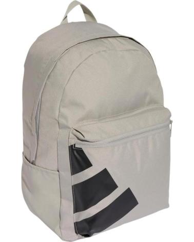 ADIDAS ZAINO ESSENTIALS CON GRANDE LOGO BEIGE GRIGIO NAN