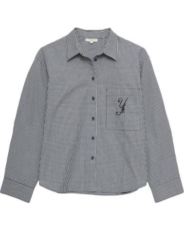 CAMICIA YERSE A QUADRI VICHY IN TONALITÀ NAN NAN