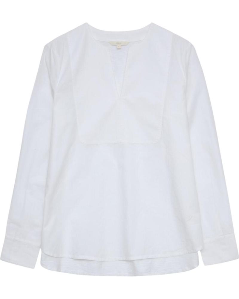 BLUSA YERSE A MANICHE LUNGHE COLORE BIANCO NAN