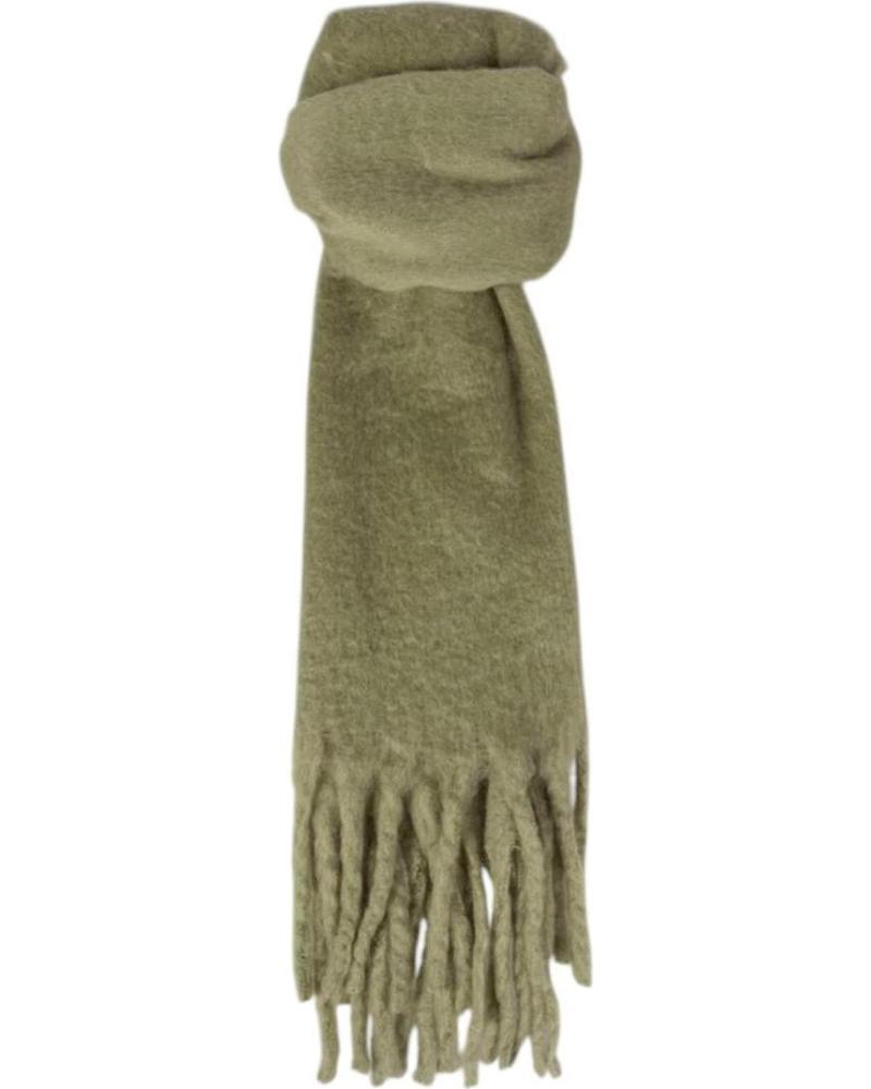 PLAIN FRINGE SCARF SYSTEM ACTION - KHAKI GREEN NAN