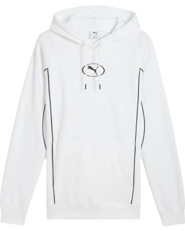 PUMA SUDADERA CON CAPUCHA Y LOGO EN BLANCO NAN