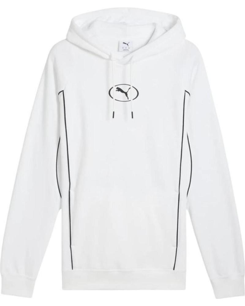 PUMA SUDADERA CON CAPUCHA Y LOGO EN BLANCO NAN