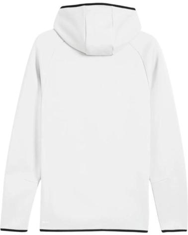 PUMA SUDADERA CON CAPUCHA BLANCA Y GRIS NAN