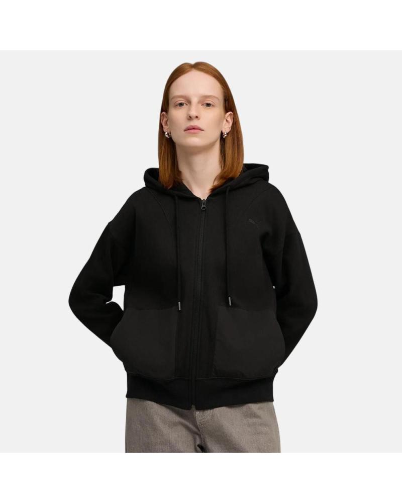 PUMA SUDADERA CON CAPUCHA PUMA NEGRA NAN