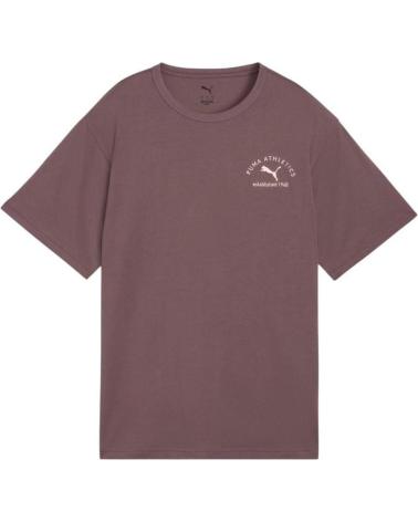 PUMA CAMISETA MANGA CURTA LOGO MASCULINA BORDÔ NAN