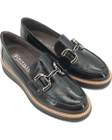 MOCASÍN PITILLOS PITUN 13815 NEGRO CON HEBILLA ELEGANTE NEGRO