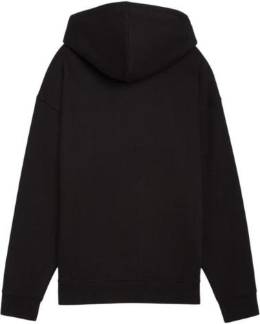 PUMA ESSENTIALS LOGO HOODED SWEATSHIRT MEN'S BLACK NAN