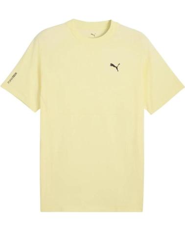 PUMA KURZARM T-SHIRT BASIC HELLGELB NAN