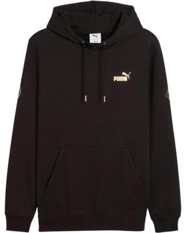 SWEAT À CAPUCHE PUMA ESSENTIALS PETIT LOGO NOIR POUR HOMME NAN