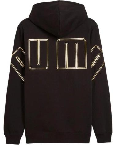 SWEAT À CAPUCHE PUMA ESSENTIALS PETIT LOGO NOIR POUR HOMME NAN