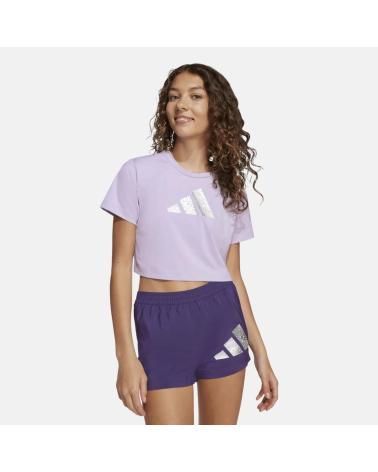 ADIDAS T-SHIRT CROP LOGO PER BAMBINA NAN