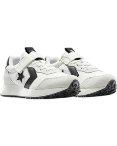 SNEAKERS CONVERSE CON CHIUSURA A STRAPPO BIANCHE E NERE NAN
