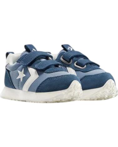 SNEAKERS CONVERSE CON CHIUSURA A STRAPPO BLU E BIANCHE NAN