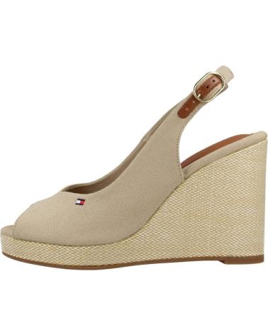 SANDALIAS DE CUÑA TOMMY HILFIGER FW0FW08597 BEIGE ACC