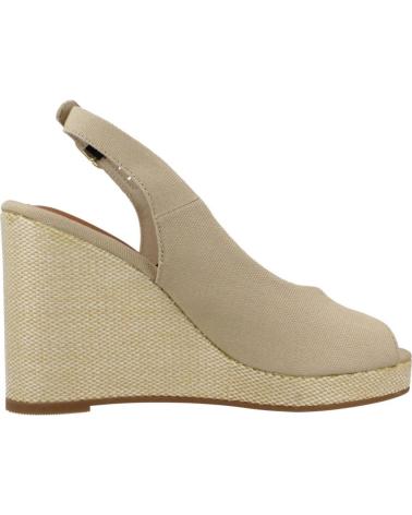 SANDALIAS DE CUÑA TOMMY HILFIGER FW0FW08597 BEIGE ACC