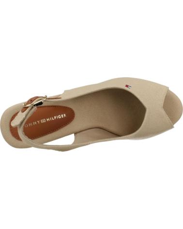 SANDALIAS DE CUÑA TOMMY HILFIGER FW0FW08597 BEIGE ACC