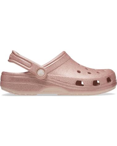 ZUECOS CROCS CLASSIC GLITTER CLOG ROSA QRTGLT QRTGLT
