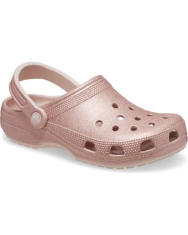 ZUECOS CROCS CLASSIC GLITTER CLOG ROSA QRTGLT QRTGLT