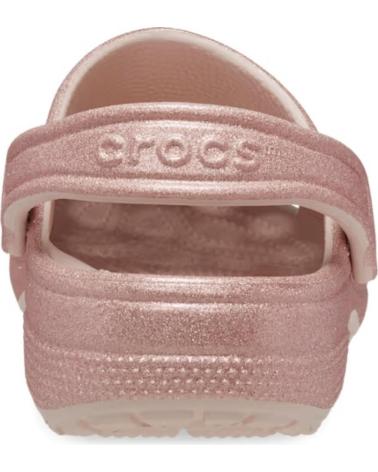 ZUECOS CROCS CLASSIC GLITTER CLOG ROSA QRTGLT QRTGLT