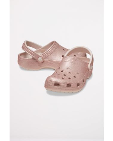 ZUECOS CROCS CLASSIC GLITTER CLOG ROSA QRTGLT QRTGLT