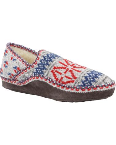 ZAPATILLAS DE CASA NORDIKAS LANA TEIDE GRIS PERLA PERLA