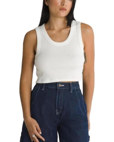 VANS OFF THE WALL TOP A COSTINE DREW RIB TANK BIANCO MARSHMALLOW MRSHMLL