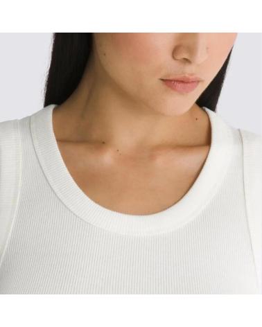 VANS OFF THE WALL TOP DREW RIB TANK BLANCO MARSHMALLOW MRSHMLL