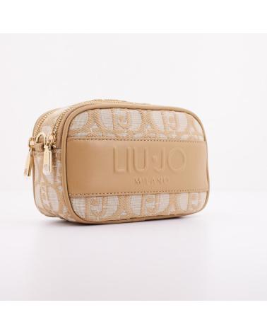 BORSA A TRACOLLA LIU JO S CAMERA CASE MONOGRAM MARRONE CHIARO 60924 60924