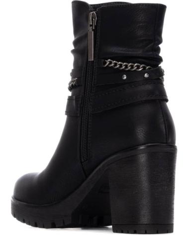 REFRESH STIEFELETTE 17291703 SCHWARZ MIT KETTEN UND SCHNALLE NEGRO