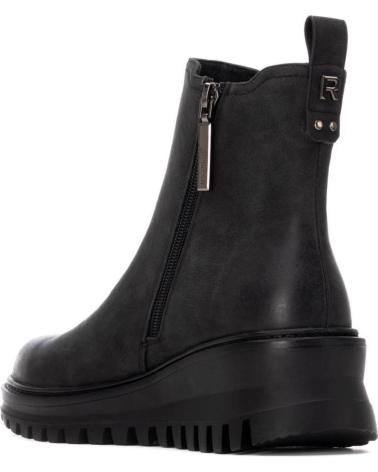 REFRESH 172983 NERO – STIVALETTO CHELSEA CON SUOLA CARRARMATO NEGRO