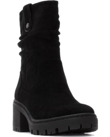 BOTAS REFRESH 173021 PRETO COM SOLA TRATORADA E DETALHE FRANZIDO NEGRO