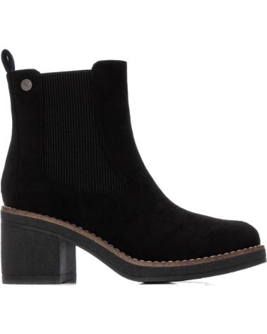 REFRESH 173039 STIVALETTO CHELSEA NERO CON TACCO BLOCCO NEGRO
