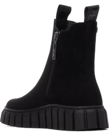 REFRESH 173088 SCHWARZE CHELSEA STIEFELETTE MIT PROFILSOHLE NEGRO