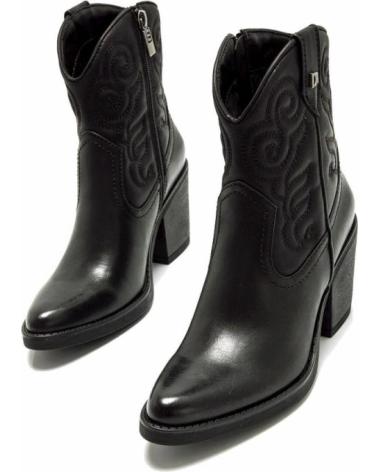 STIVALETTI MTNG MUSTANG 59581 NERI CON TACCO NEGRO