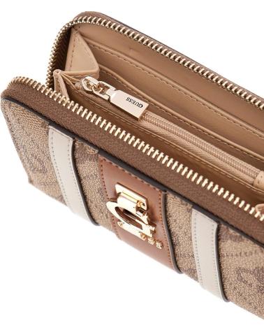 CARTEIRA GUESS SWSO7838140 MARROM COM ZÍPER MARRóN