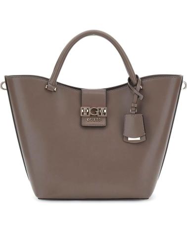 MALA DE MÃO GUESS HWVG9891220 TAUPE MORADO