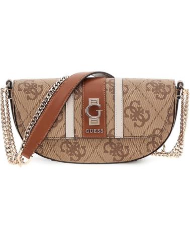 MALA A TIRACOLO GUESS HWSO7838210 MARROM MARRóN