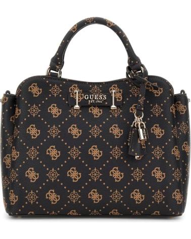 GUESS MALA DE MÃO MARROM HWGP9890060 COM MONOGRAMA MARRóN