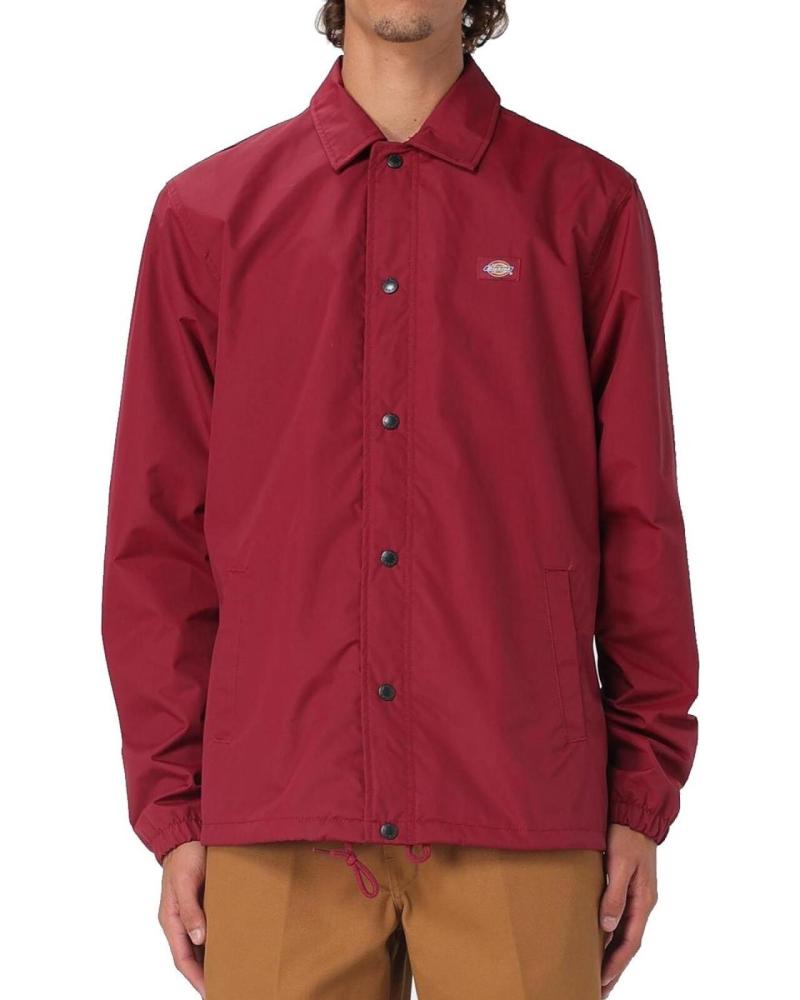 JAQUETA CORTA-VENTO DICKIES OAKPORT COACH JACKET BORGONHA NAN